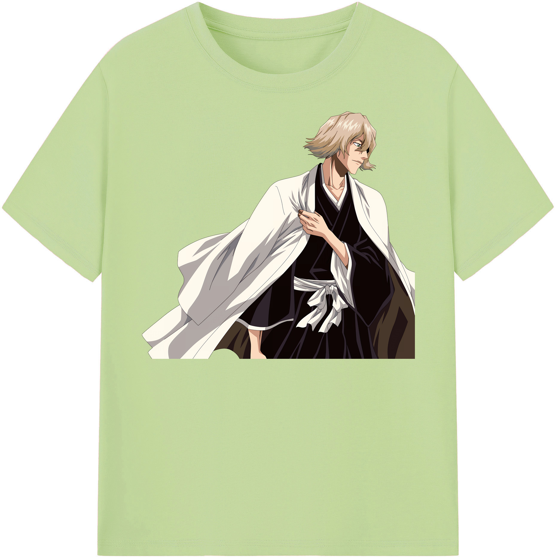 （画像用） "ブリーチ 浦原 喜助（うらはら きすけ） BLEACH Urahara Kisuke " 綿100％半袖Tシャツ（フロントプリント）